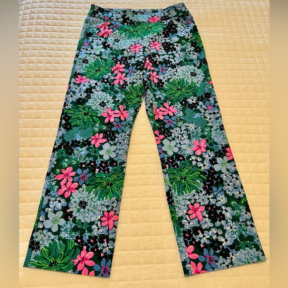 New Lilly Pulitzer UPF 50+ Luxletic 28" Alston High Rise Pant - Picture 4 of 12